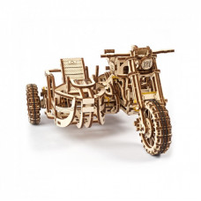 Конструктор Ugears Мотоцикл Scramber с коляской (6336921)