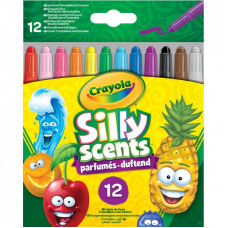 Набор для творчества Crayola Silly Scents Твист восковых мелков с ароматом 12 шт. (256321.024)