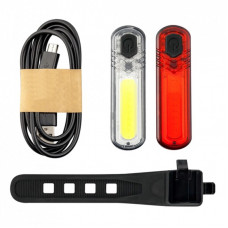 Комплект велофар Mactronic Duo Slim (60/18 Lm) USB Rechargeable (ABS0031) (DAS301520)