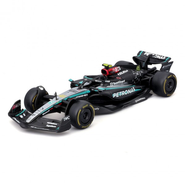 Коллекционная автомодель Mercedes-AMG F1 W15 Performance (2024) Bburago 18-38208, 1:43 масштаб Коллекционная автомодель Mercedes-AMG F1 W15 Performance (2024) Bburago 18-38208, 1:43 масштаб