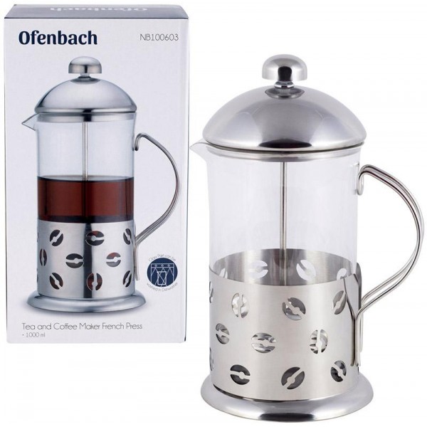 Френч-прес Ofenbach Coffee Beans 1000мл (110531) Френч-прес Ofenbach Coffee Beans 1000мл (110531)