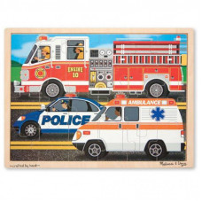 Пазл Melissa&Doug Спецмашины, 24 элемента (MD9062)