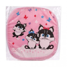 Детская корзина для игрушек M 2975 с ручками (Котики)
