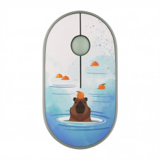 Мышка 2E MF300 CAPYBARATANGERINE Silent Wireless/Bluetooth Green (2E-MF300WCAPIBARAGN)