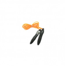 Скакалка LiveUp Electronic Jump Rope LS3123 з електронним лічильником сіро-помаранчева 275 см (6951376109054)