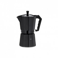 Гейзерная кофеварка Kela Italia 450 мл 9 Cap Black (10555)