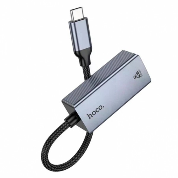 Сетевой адаптер HOCO UA37 Type-C Ethernet Adapter (1000 Mbps) (135141) Сетевой адаптер HOCO UA37 Type-C Ethernet Adapter (1000 Mbps) (135141)