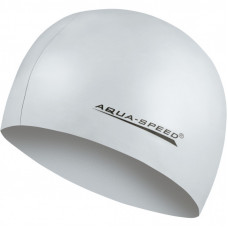 Шапка для плавания Aqua Speed Mega 100-26 сріблястий Уні OSFM (5908217635549)