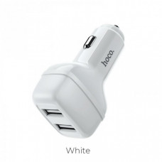 Автомобильная зарядка HOCO Z36 Leader 2USB/2,4A Белый (107341)