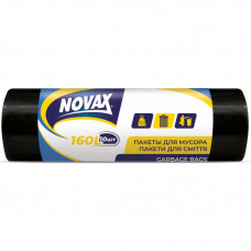 Пакеты для мусора Novax черные 160 л 10 шт. (4823058308692)