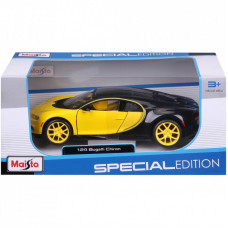 Машина Maisto Bugatti Chiron 1:24 Черно-желтая (31514 black/yellow)
