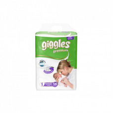Подгузники Giggles Premium Newborn 2-5 кг 56 шт. (8680131201624)