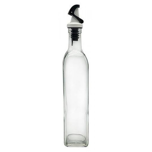 Скляна пляшка для олії / оцту "Bottle" 520мл кришка з дозатором (111651)