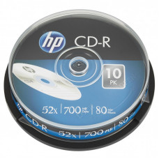 Диск CD HP CD-R 700MB 52X 10шт Spindle (69308/CRE00019-3)