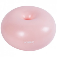 Мяч для фитнеса LiveUp Donut Ball LS3567-p рожевий 45х25см (6951376104165)