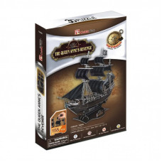 Пазл Cubic Fun 3D Корабль Черной Бороды Месть Королевы Анны (T4005h)