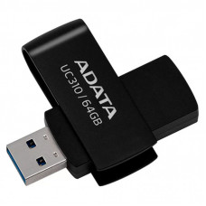 USB флеш накопитель ADATA 64GB UC310 Black USB 3.0 (UC310-64G-RBK)