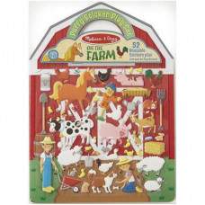 Набор для творчества Melissa&Doug Объемные многоразовые наклейки Ферма (MD19408)