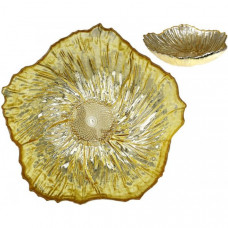 Набір 6 скляних піал "Golden Flower" 450мл (111061)