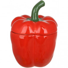 Банка керамічна "Pepper" 700мл, для сипучих продуктів, червоний перець (135061)