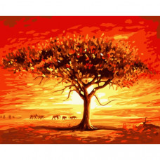 Картина по номерам. Art Craft "Золотое солнце Африки" 40*50 см 10507-AC