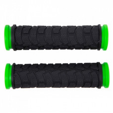 Грипсы Bravvos L122 мм FL-424 Black/Green (GRI-333)