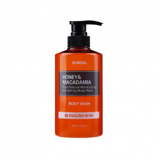 Гель для душа Kundal Honey & Macadamia Body Wash English Rose 500 мл (8809568740265)