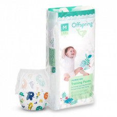 Подгузники Offspring ABC Dance, розмір M, 6-11 кг, 42 шт. (DP-OI-FAP-M42P-ABC)