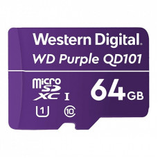 Карта памяти WD 64GB microSDXC class 10 UHS-I (WDD064G1P0C)
