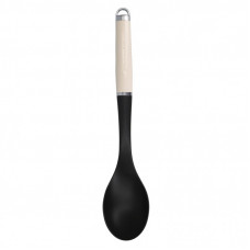 Ложка поварская KitchenAid Coreline для сервіровки, 35,3 см, кремова (KAG003OHACE)