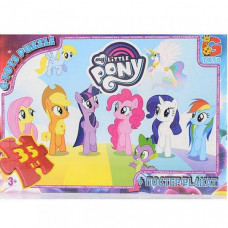 Детский пазл "My little PONY" MLP013 плакат 35 элементов