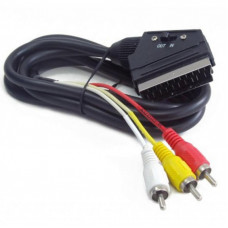 Кабель мультимедийный SCART M to 3xRCA M 1.8m Cablexpert (CCV-519-001)