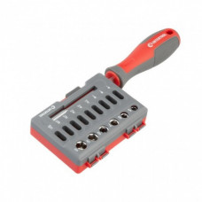 Отвертка с комплектом насадок 16 ед INTERTOOL VT-3345 (107071)