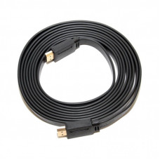 Кабель мультимедийный HDMI M to HDMI M 3.0m V1.4 black Merlion (YT-HDMI(M)/(M)SLIM-3.0m/06178)