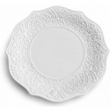 Набір 4 порцелянові обідні тарілки "Dentelle Blanche" Ø21.5см (135071)