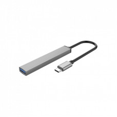 Концентратор Orico Type-C to USB3.0, 3xUSB2.0 (AH-13-GY-BP) (CA913534)