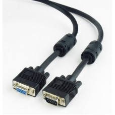 Кабель мультимедийный VGA M to VGA F 1.8m Cablexpert (CC-PPVGAX-6B)