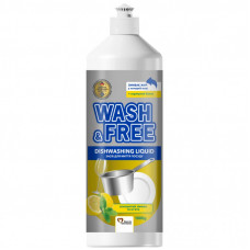 Средство для ручного мытья посуды Wash&Free Сочный лимон и мята 1000 г (4823128001355)