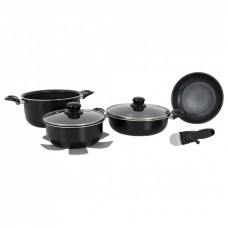 Набор посуды Gimex Cookware Set induction 7 предметів Black (6977222)