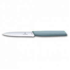 Кухонный нож Victorinox Swiss Modern Paring Serrate 10см Blue (6.9006.10W21)