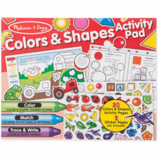 Набор для творчества Melissa&Doug Альбом раскрасок-наклеек Цвета и фигуры (MD8564)