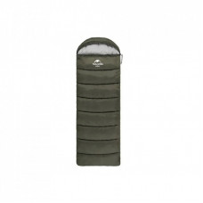 Спальный мешок Naturehike з капюшоном U250S NH20MSD07 (0°C) лівий, темно-зелений (6927595764305-L)