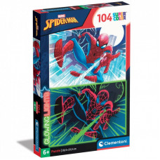Пазл Clementoni светящийся в темноте Clementoni Spider-Man, серия Glowing, 104 элемента (27555)