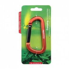 Карабин туристический Naturehike D-type NH15A005-H 6 см Orange (6927595717424)