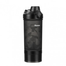 Спортивный шейкер Fitseven Infinity 1110(Black) 550 мл, черный