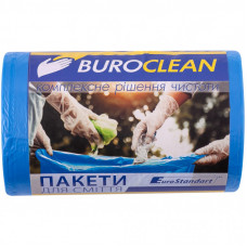 Пакеты для мусора Buroclean EuroStandart синие 35 л 100 шт. (4823078977854)