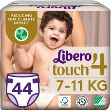 Подгузники Libero Touch Размер 4 (7-11 кг) 44 шт (7322541750217)