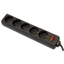 Сетевой фильтр питания Defender ES 5m 5 роз. black (99486)