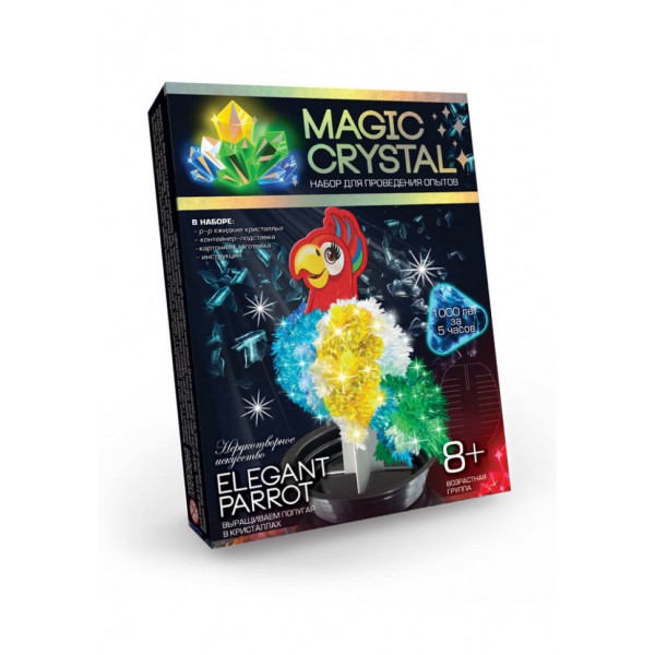 Детский набор для проведения опытов "MAGIC CRYSTAL" OMC-01 безопасный (Элегантныйпопугай)