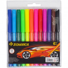 Детские фломастеры для рисования "Фломики" "C" 858-12, 12 цветов